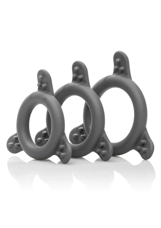 CalExotics Pro Series Silicone Ring Set - Happytoys Sexshop: Toys for Feeling Happy & Easy 😊 - Discreet geleverd