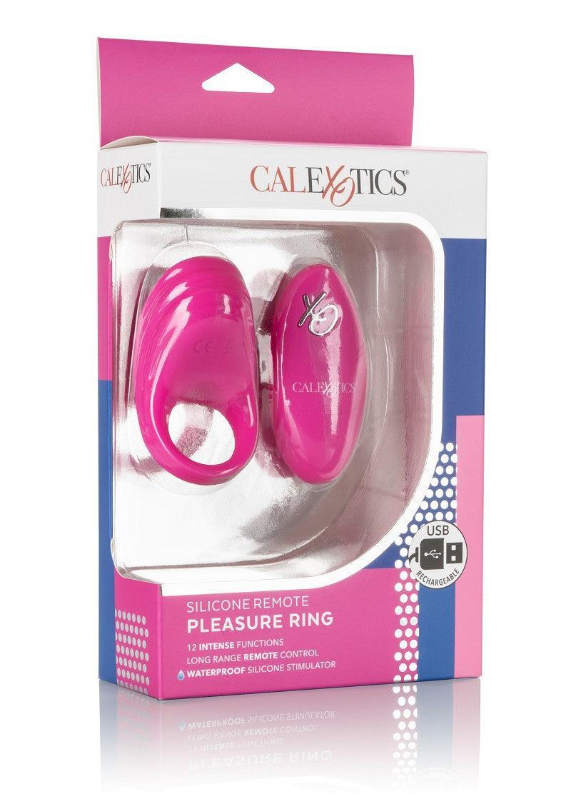 Silicone Remote Pleasure Ring Vibrerende cockring by CalExotics - Happytoys Sexshop: Toys for Feeling Happy & Easy 😊 - Discreet geleverd