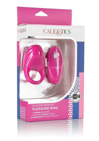 Silicone Remote Pleasure Ring Vibrerende cockring by CalExotics - Happytoys Sexshop: Toys for Feeling Happy & Easy 😊 - Discreet geleverd