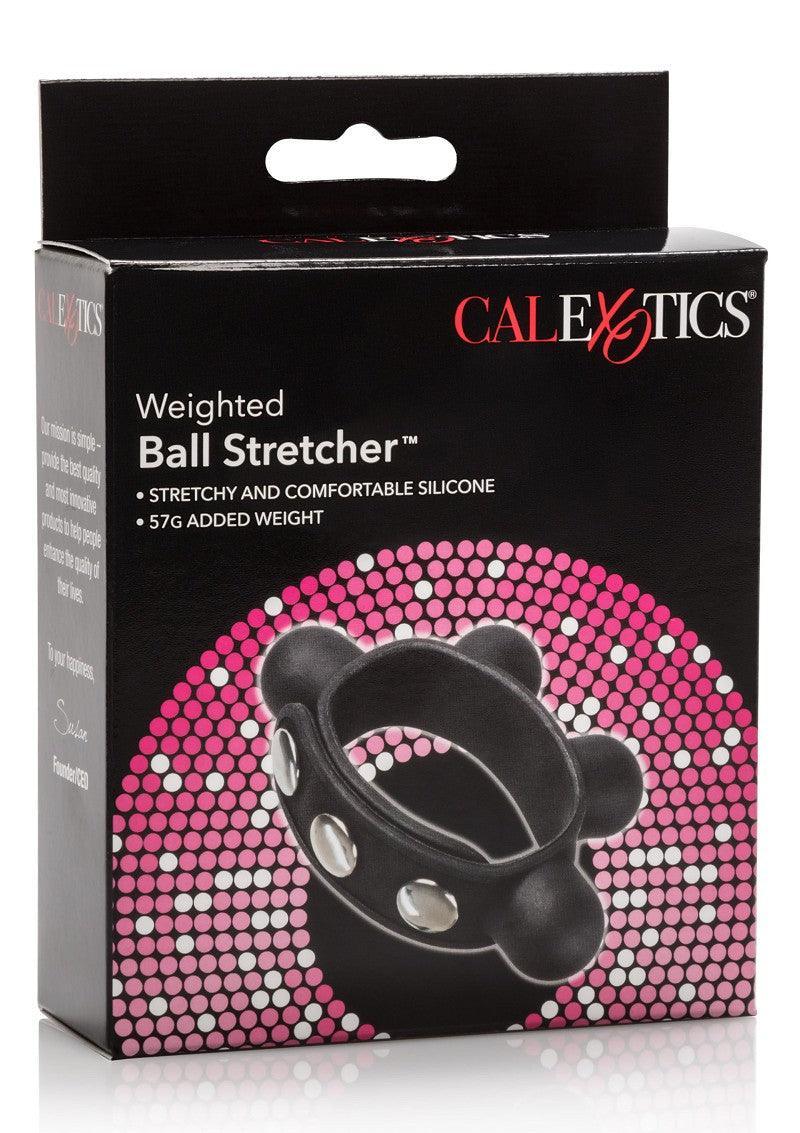 Silicone Weighted Ball Stretcher by CalExotics - Happytoys Sexshop: Toys for Feeling Happy & Easy 😊 - Discreet geleverd