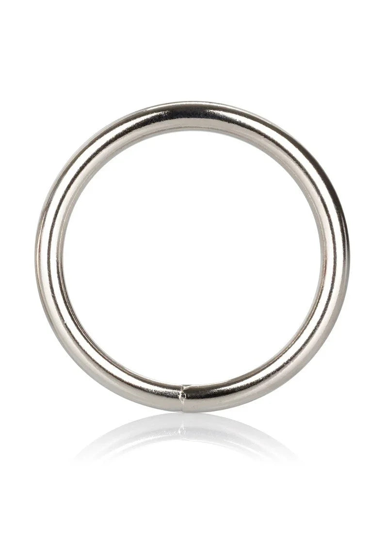 CalExotics Silver Ring - Large - Happytoys Sexshop: Toys for Feeling Happy & Easy 😊 - Discreet geleverd