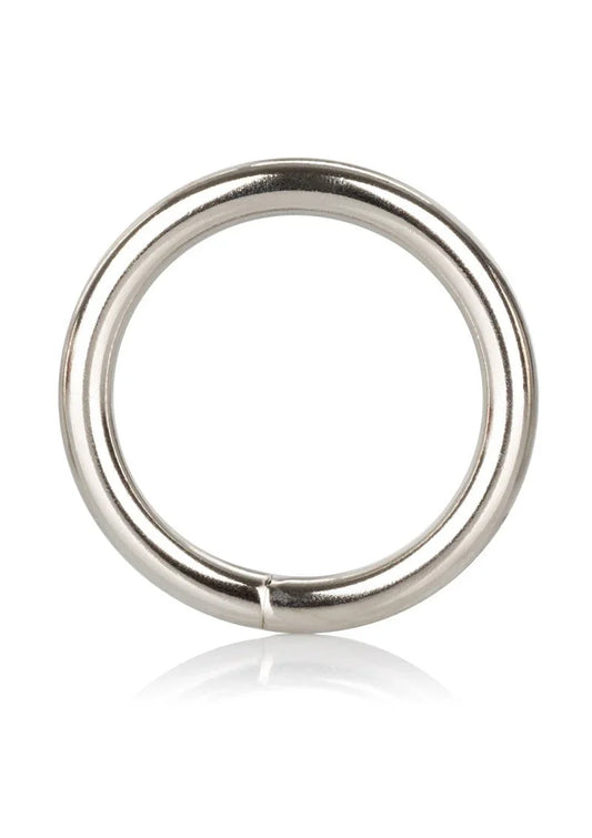 Silver Ring - Medium by CalExotics - Happytoys Sexshop: Toys for Feeling Happy & Easy 😊 - Discreet geleverd