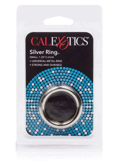 Silver Ring - Small by CalExotics - Happytoys Sexshop: Toys for Feeling Happy & Easy 😊 - Discreet geleverd