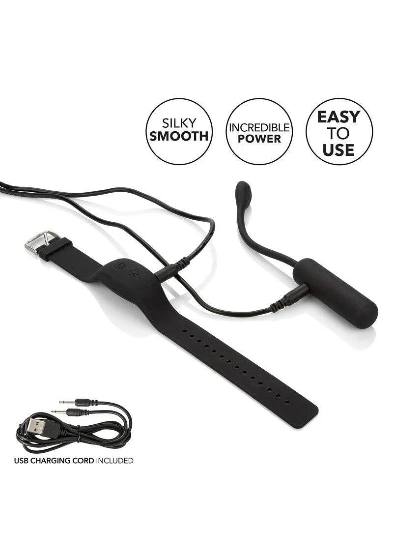 CalExotics Wristband Remote Petite Bullet vibrator met horlogestijl afstandbediening - Happytoys Sexshop: Toys for Feeling Happy & Easy 😊 - Discreet geleverd