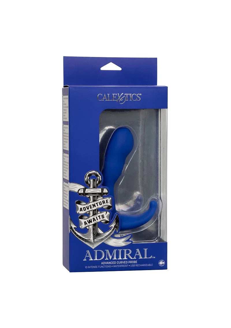 Admiral Advanced Curved Probe by CalExotics - Happytoys Sexshop: Toys for Feeling Happy & Easy 😊 - Discreet geleverd