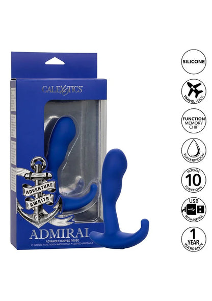 Admiral Advanced Curved Probe by CalExotics - Happytoys Sexshop: Toys for Feeling Happy & Easy 😊 - Discreet geleverd