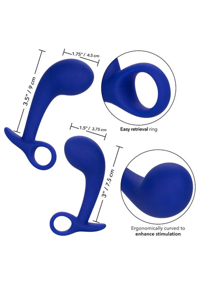 Admiral Silicone Anal Training Set by CalExotics - Happytoys Sexshop: Toys for Feeling Happy & Easy 😊 - Discreet geleverd