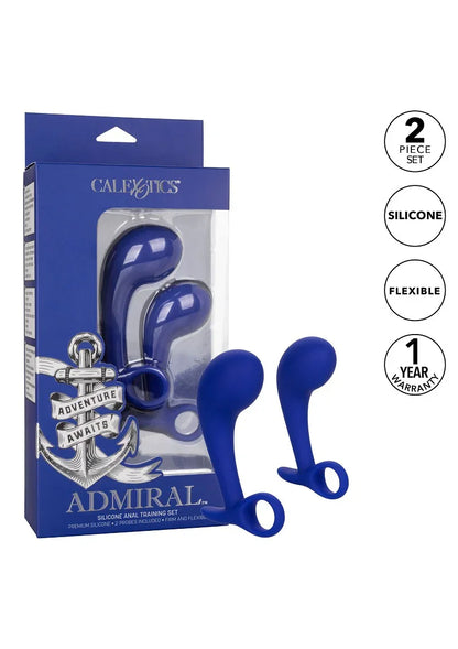 Admiral Silicone Anal Training Set by CalExotics - Happytoys Sexshop: Toys for Feeling Happy & Easy 😊 - Discreet geleverd