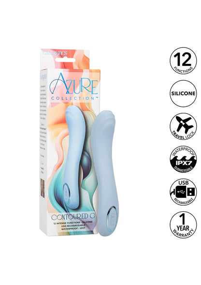Azure Contoured G by CalExotics - Happytoys Sexshop: Toys for Feeling Happy & Easy 😊 - Discreet geleverd