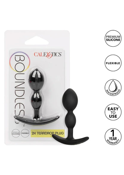 ♂ ♀ CalExotics Boundless 2X Teardrop Plug - Happytoys Sexshop: Toys for Feeling Happy & Easy 😊 - Discreet geleverd