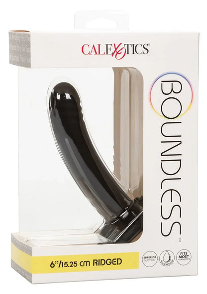 CalExotics Boundless 6”/15.25 cm Ridged Anaal probe - Happytoys Sexshop: Toys for Feeling Happy & Easy 😊 - Discreet geleverd