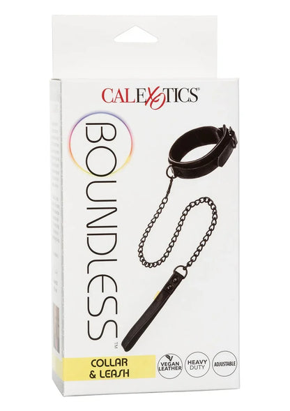 ♂ ♀ CalExotics Boundless Collar with Leash - Happytoys Sexshop: Toys for Feeling Happy & Easy 😊 - Discreet geleverd