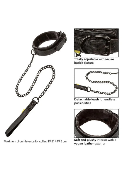 ♂ ♀ CalExotics Boundless Collar with Leash - Happytoys Sexshop: Toys for Feeling Happy & Easy 😊 - Discreet geleverd