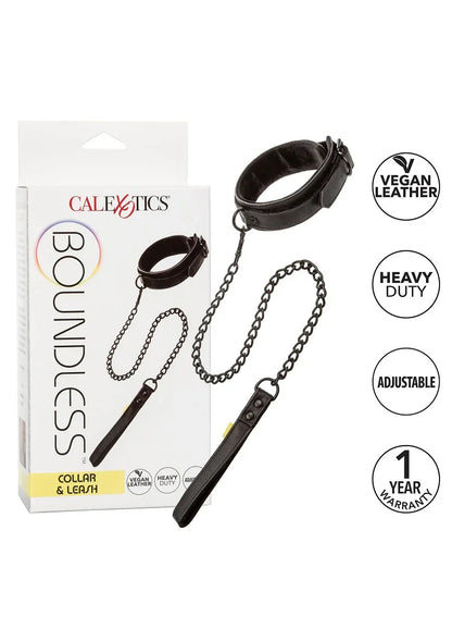 ♂ ♀ CalExotics Boundless Collar with Leash - Happytoys Sexshop: Toys for Feeling Happy & Easy 😊 - Discreet geleverd