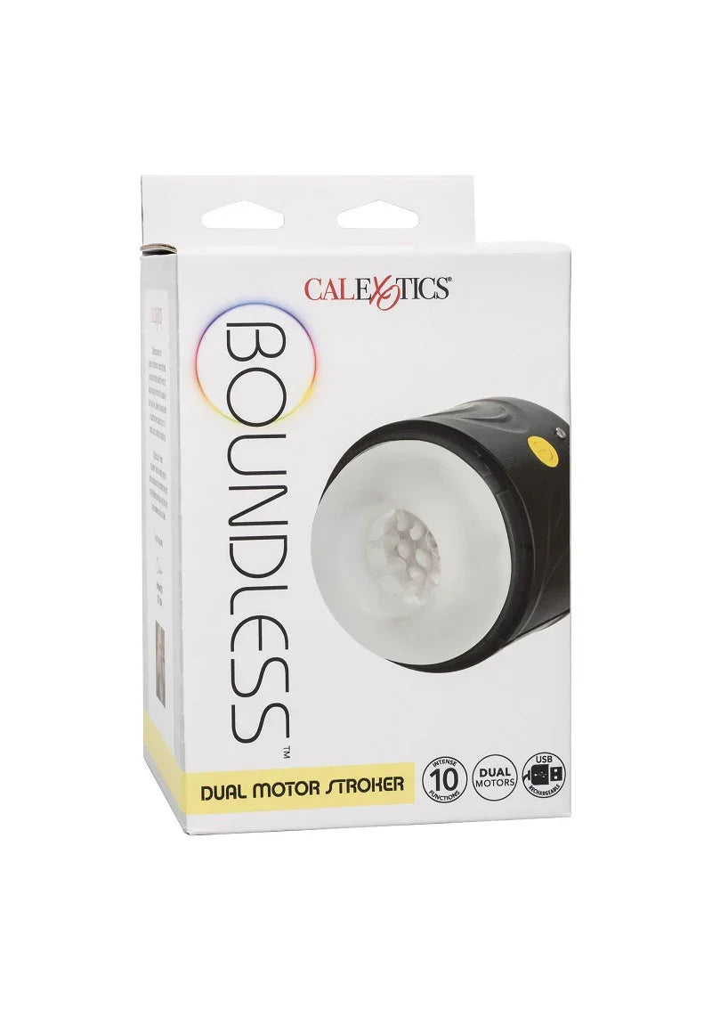 ♂ CalExotics Boundless Dual Motor Stroker - Happytoys Sexshop: Toys for Feeling Happy & Easy 😊 - Discreet geleverd