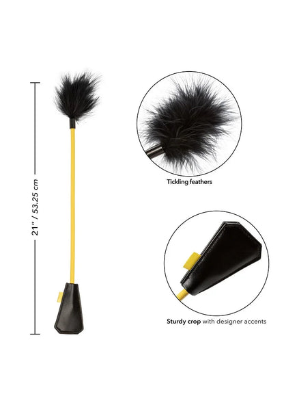 ♂ ♀ CalExotics Boundless Feather Crop - Happytoys Sexshop: Toys for Feeling Happy & Easy 😊 - Discreet geleverd