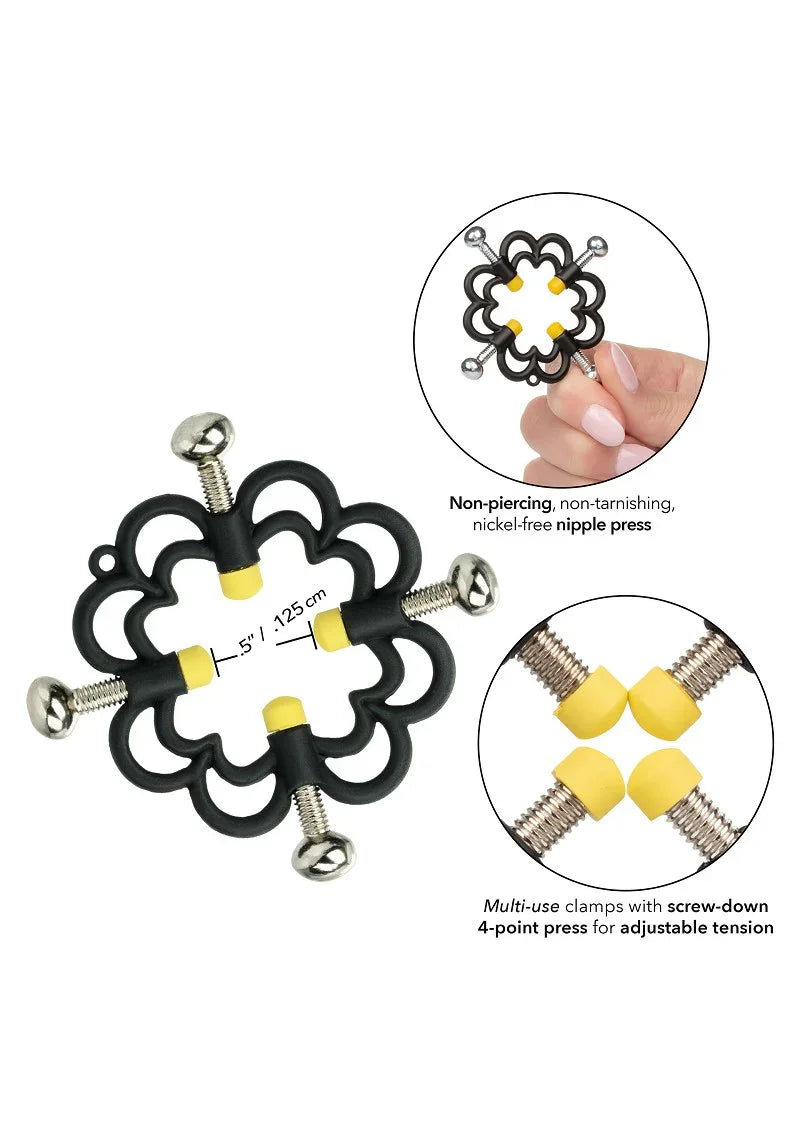 ♀ CalExotics Boundless Nipple Grips - Happytoys Sexshop: Toys for Feeling Happy & Easy 😊 - Discreet geleverd