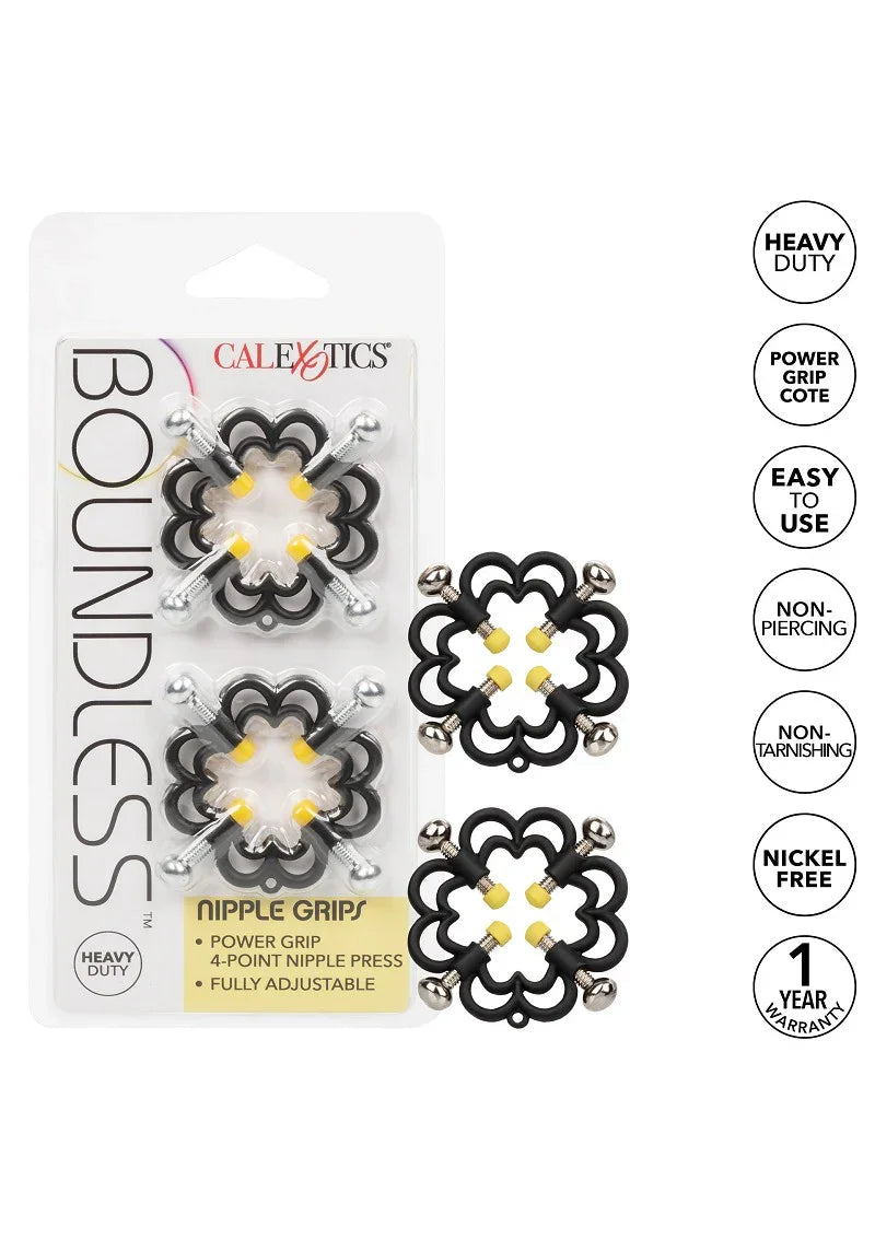 ♀ CalExotics Boundless Nipple Grips - Happytoys Sexshop: Toys for Feeling Happy & Easy 😊 - Discreet geleverd