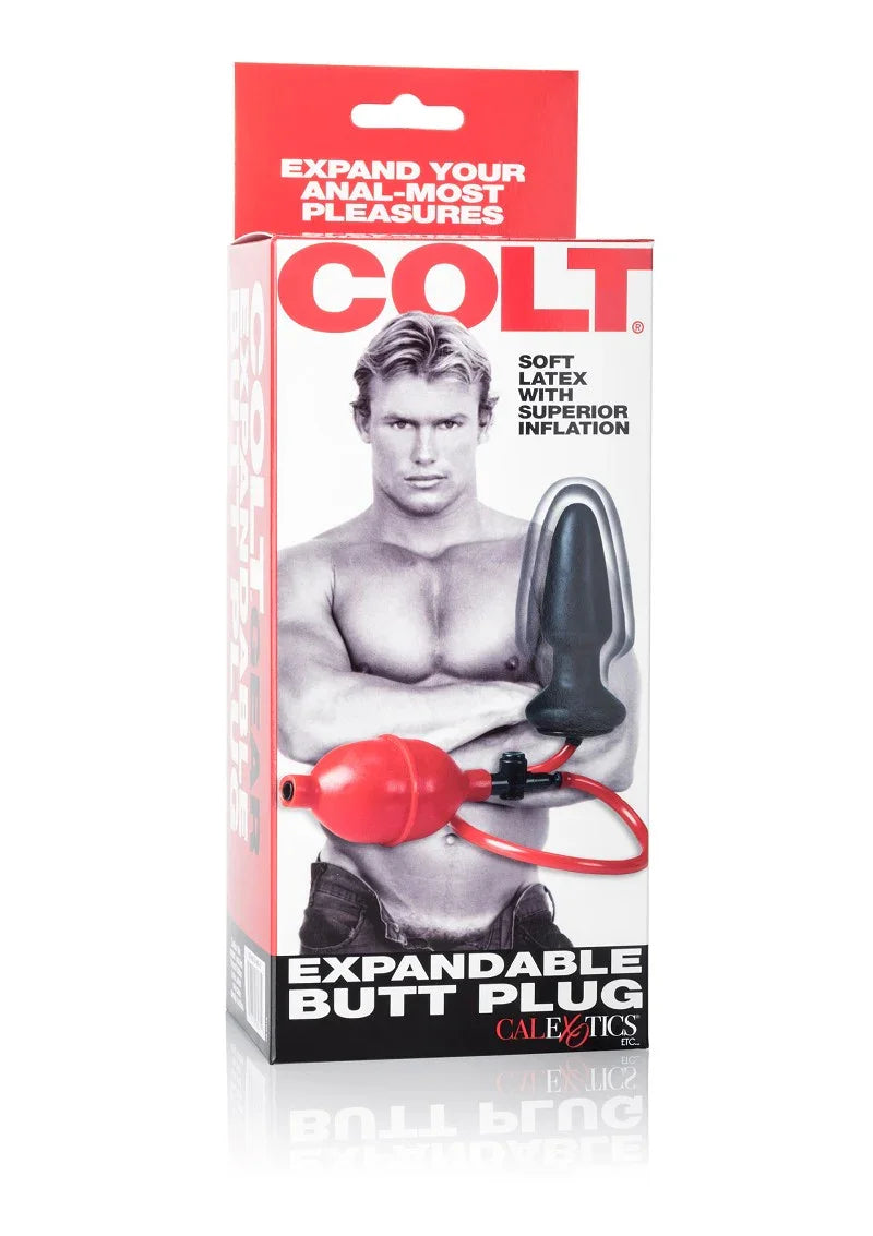 COLT Expandable Butt Plug by CalExotics - Happytoys Sexshop: Toys for Feeling Happy & Easy 😊 - Discreet geleverd