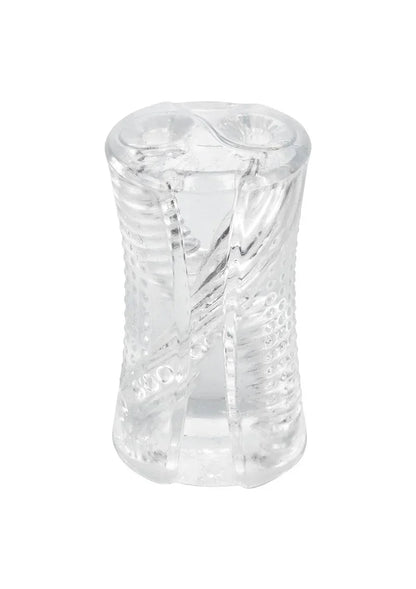 Cyclone Dual Ribbed Stroker Masturbator by CalExotics - Happytoys Sexshop: Toys for Feeling Happy & Easy 😊 - Discreet geleverd