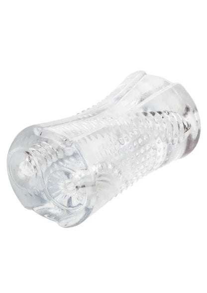 Cyclone Dual Ribbed Stroker Masturbator by CalExotics - Happytoys Sexshop: Toys for Feeling Happy & Easy 😊 - Discreet geleverd