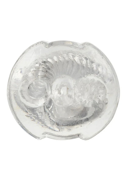 Cyclone Dual Ribbed Stroker Masturbator by CalExotics - Happytoys Sexshop: Toys for Feeling Happy & Easy 😊 - Discreet geleverd