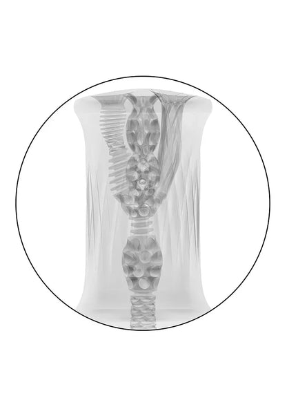 Cyclone Triple Chamber Stroker Masturbator by CalExotics - Happytoys Sexshop: Toys for Feeling Happy & Easy 😊 - Discreet geleverd