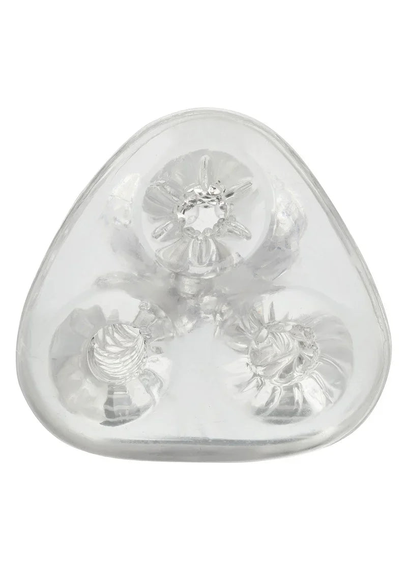 Cyclone Triple Chamber Stroker Masturbator by CalExotics - Happytoys Sexshop: Toys for Feeling Happy & Easy 😊 - Discreet geleverd