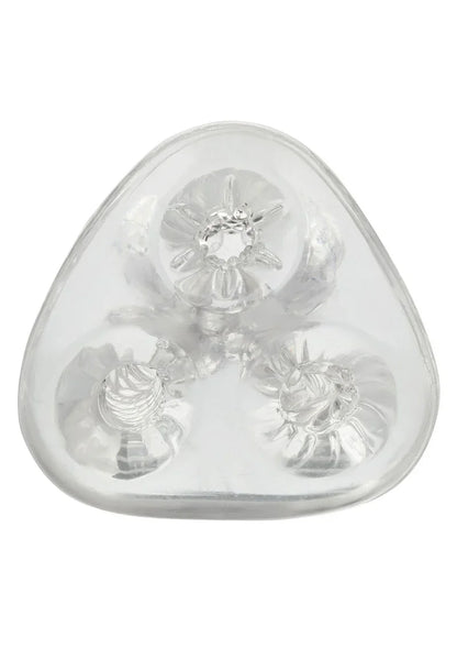 Cyclone Triple Chamber Stroker Masturbator by CalExotics - Happytoys Sexshop: Toys for Feeling Happy & Easy 😊 - Discreet geleverd