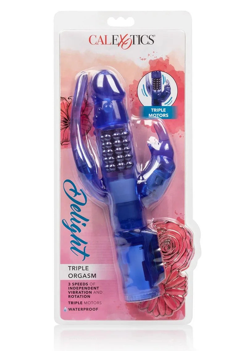 ♀ CalExotics Delight Triple Orgasm vibrator - Happytoys Sexshop: Toys for Feeling Happy & Easy 😊 - Discreet geleverd