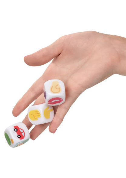 ♂ ♀ CalExotics Emojigasm Dice - Happytoys Sexshop: Toys for Feeling Happy & Easy 😊 - Discreet geleverd