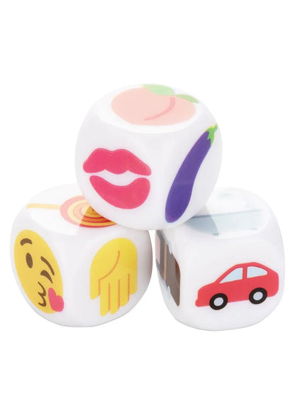 ♂ ♀ CalExotics Emojigasm Dice - Happytoys Sexshop: Toys for Feeling Happy & Easy 😊 - Discreet geleverd