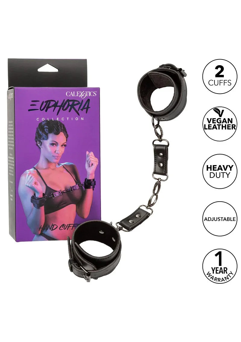 Euphoria Collection Hand Cuffs by CalExotics - Happytoys Sexshop: Toys for Feeling Happy & Easy 😊 - Discreet geleverd