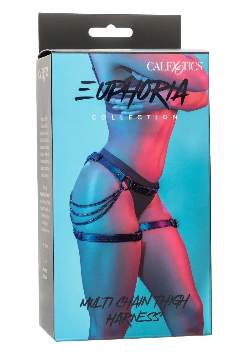 Euphoria Collection Multi Chain Thigh Harness by CalExotics - Happytoys Sexshop: Toys for Feeling Happy & Easy 😊 - Discreet geleverd