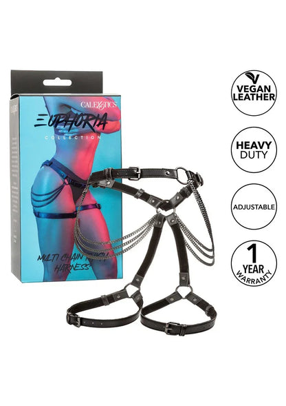 Euphoria Collection Multi Chain Thigh Harness by CalExotics - Happytoys Sexshop: Toys for Feeling Happy & Easy 😊 - Discreet geleverd