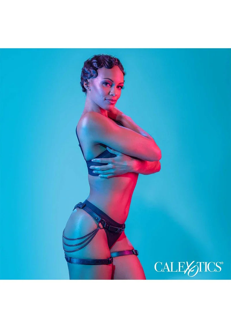 Euphoria Collection Multi Chain Thigh Harness by CalExotics - Happytoys Sexshop: Toys for Feeling Happy & Easy 😊 - Discreet geleverd