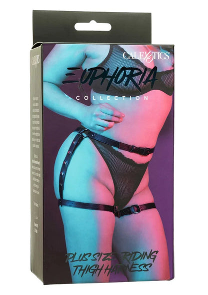Euphoria Collection Plus Size Riding Thigh Harness by CalExotics - Happytoys Sexshop: Toys for Feeling Happy & Easy 😊 - Discreet geleverd