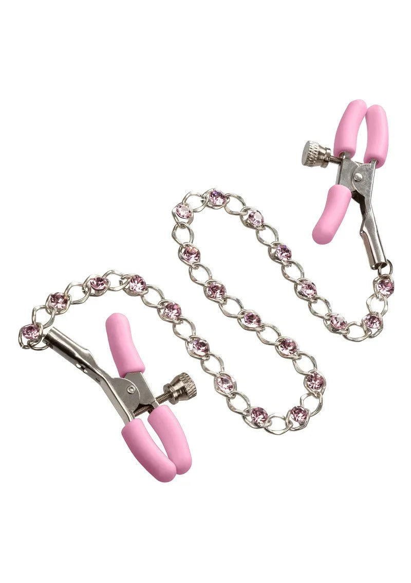 First Time Crystal Nipple Teasers by CalExotics - Happytoys Sexshop: Toys for Feeling Happy & Easy 😊 - Discreet geleverd