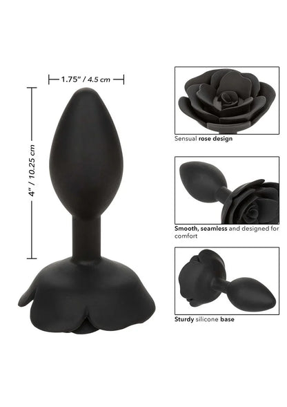 Forbidden Large Rose Anal Plug by CalExotics - Happytoys Sexshop: Toys for Feeling Happy & Easy 😊 - Discreet geleverd