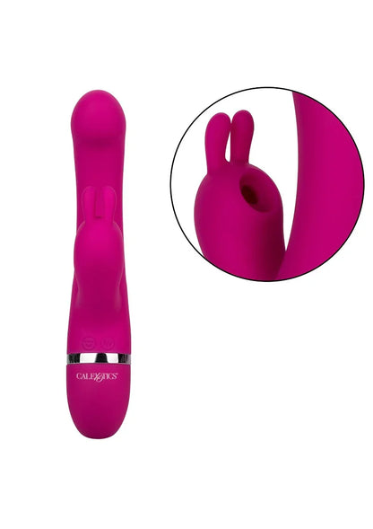 ♀ CalExotics Foreplay Frenzy Bunny Kisser double action suction - Happytoys Sexshop: Toys for Feeling Happy & Easy 😊 - Discreet geleverd