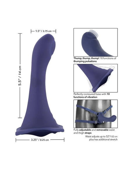 ♂ ♀ CalExotics Her Royal Harness ME2 Thumper - Happytoys Sexshop: Toys for Feeling Happy & Easy 😊 - Discreet geleverd