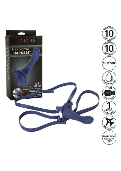 ♂ ♀ CalExotics Her Royal Harness ME2 Thumper - Happytoys Sexshop: Toys for Feeling Happy & Easy 😊 - Discreet geleverd