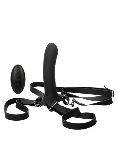 Her Royal Harness Me2 Remote Rumbler Pegging Strap-On CalExotics - Happytoys Sexshop: Toys for Feeling Happy & Easy 😊 - Discreet geleverd