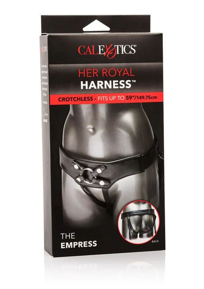 Her Royal Harness The Empress Strap-On Pegging set by CalExotics - Happytoys Sexshop: Toys for Feeling Happy & Easy 😊 - Discreet geleverd