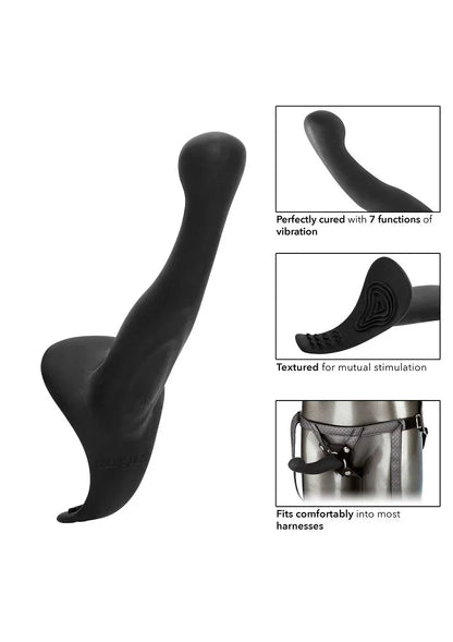 Her Royal Harness The Royal Vibrating Pegging Strap On set by CalExotics - Happytoys Sexshop: Toys for Feeling Happy & Easy 😊 - Discreet geleverd