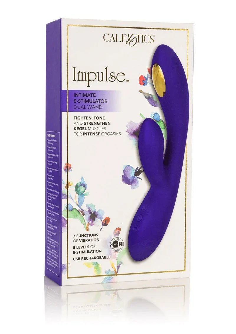 Impulse Intimate E-Stimulator Dual Wand vibrator CalExotics by CalExotics - Happytoys Sexshop: Toys for Feeling Happy & Easy 😊 - Discreet geleverd