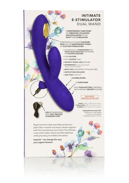 Impulse Intimate E-Stimulator Dual Wand vibrator CalExotics by CalExotics - Happytoys Sexshop: Toys for Feeling Happy & Easy 😊 - Discreet geleverd