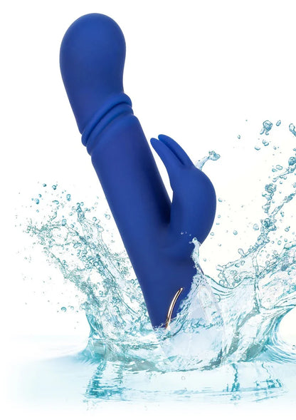 Jack Rabbit Signature Heated Silicone Thrusting 'G' Rabbit vibrator by CalExotics - Happytoys Sexshop: Toys for Feeling Happy & Easy 😊 - Discreet geleverd