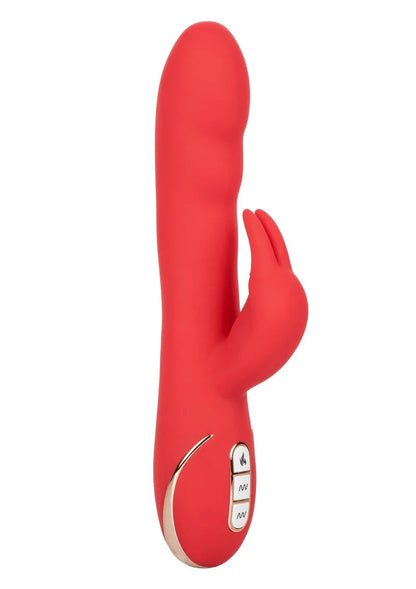 Jack Rabbit Signature Heated Silicone Ultra-Soft Rabbit by CalExotics - Happytoys Sexshop: Toys for Feeling Happy & Easy 😊 - Discreet geleverd