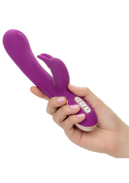 ♀ CalExotics Jack Rabbit Signature Silicone Thumping Rabbit - Happytoys Sexshop: Toys for Feeling Happy & Easy 😊 - Discreet geleverd